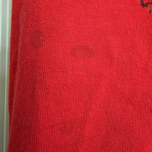 Delta Pro Weight Red Waylon Jennings Western Graphic T-shirt Size S - Picture 3 of 10